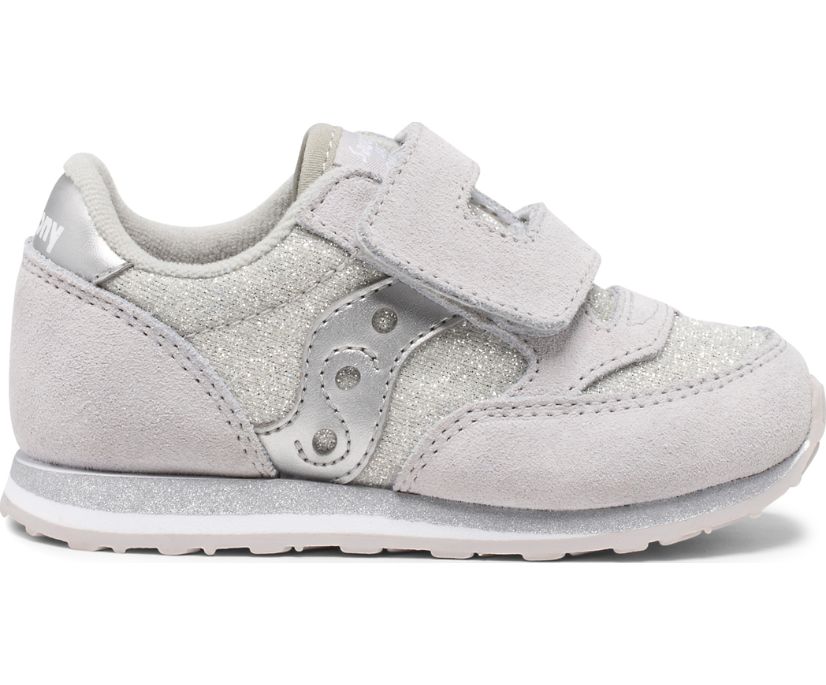 Saucony Baby Jazz Hook & Loop Sneakers Barn Silver | Sverige 276NWY